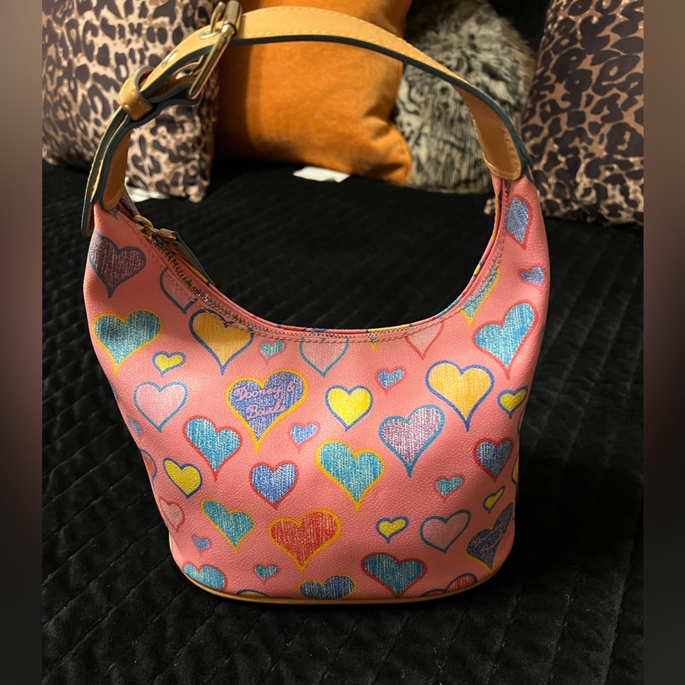 COPY - Vintage Dooney & Bourke Scribble Heart